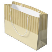 Girl and Dog Gift Bag Große Geschenktüte (Rückseite Schrägansicht)
