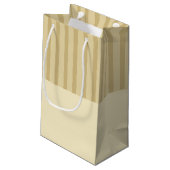 Girl and Dog Gift Bag Kleine Geschenktüte (Rückseite Schrägansicht)