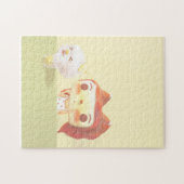 Girl and Dog Soda Illustration Puzzle (Horizontal)