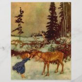 Girl and Reindeer Flyer (Vorne)