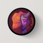 Girl, anime,  button (Vorderseite)