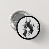 Girl anime button (Vorne & Hinten)