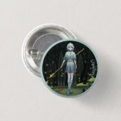 Girl, anime, cartoon button (Vorne & Hinten)