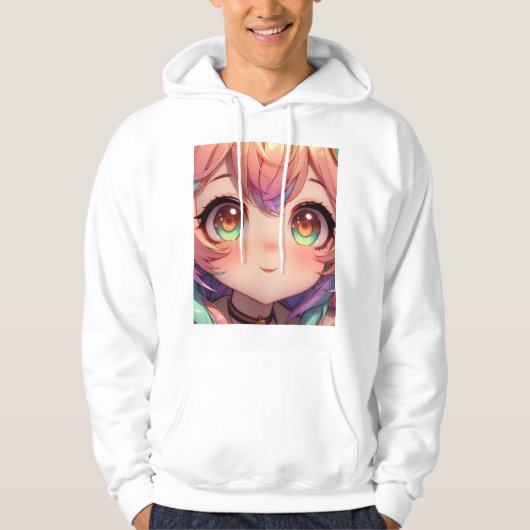 Girl Anime Hoodie (Vorderseite)