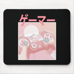 Girl Anime Kawaii Gaming Niedliches Videospiel Fra Mousepad
