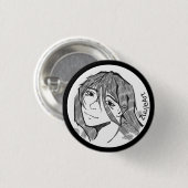 Girl, anime, lineart button (Vorne & Hinten)