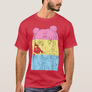Girl Anime Panseual Prix Panseual Flag LGBT Monat T-Shirt