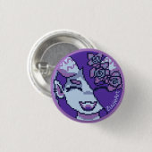 Girl, anime, pixelart button (Vorne & Hinten)