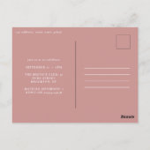 Girl-Aquarell-Foto Postkarte (Rückseite)