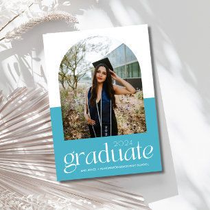 Girl Arch Foto High School Abschluss Ankündigung