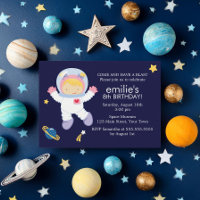 Girl Astronaut Outer Space Thema Geburtstag