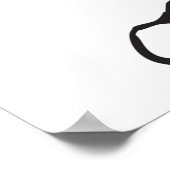 Girl Astronaut Poster (Ecke)