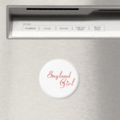 Girl aus England Magnet (In Situ (Geschirrspüler))