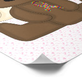 Girl Autism Awareness Bär Poster (Ecke)