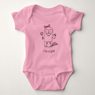 Girl Baby Beaver Strampler