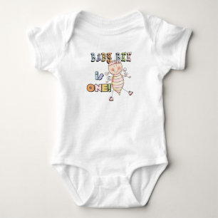 Girl Baby Bee 1. Geburtstagsgeschenke Strampler