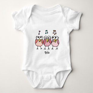 Girl Baby Byrdies Trio Strampler