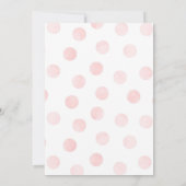 Girl Baby Clothes Baby Dusche Einladung ein süßes  (Rückseite)