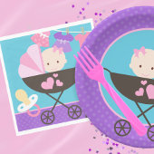 Girl Baby Doll Party Paper Teller