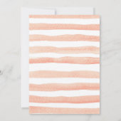 Girl Baby Dusche Little Pumpkin Fall Invite Einladung (Rückseite)