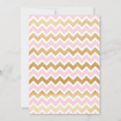 Girl Baby Dusche mit Versandbox Einladung (Rückseite)