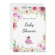 Girl Baby Dusche Party Rosa Blume