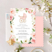 Girl Baby Dusche Rosa Blumenladen Einladung