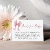 Girl Baby Dusche Rosa Bücher für Baby Begleitkarte