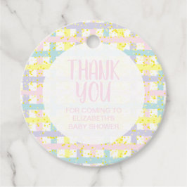 Girl Baby Dusche Vielen Dank Geschenkanhänger