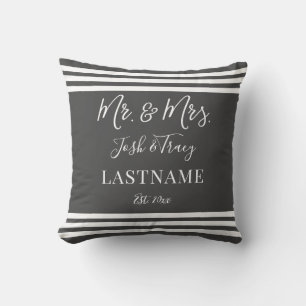 Girl Baby Elephant mit Bow Individuelle Name Kissen