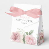 Girl Baby in Bloom Baby Dusche Danke Geschenkschachtel (Vorderseite)
