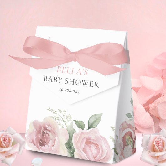 Girl Baby in Bloom Baby Dusche Danke Geschenkschachtel