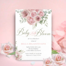Girl Baby in Bloom Baby Shower