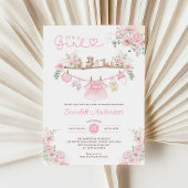 Girl Baby Kleidung Pink Floral Wäscherei Baby Dusc Einladung