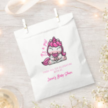 Girl Baby Pink Unicorn Gender Reveal Party