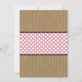 Girl Baby Q Gedicht Dankeschön Karte (Rückseite)