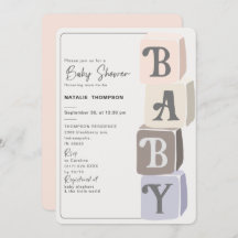 Girl Baby Shower blush