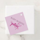 Girl Baby Shower Pink Baby Making Tasse Geschenkanhänger (Beispiel)