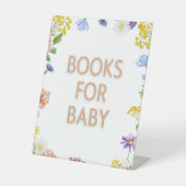 Girl Baby Shower Sweet wie Bier Floral Party Sockelschild (Vorderseite)