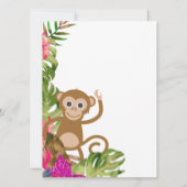 Girl Baby Showmonkey Pink Tropical Wildlife (Rückseite)