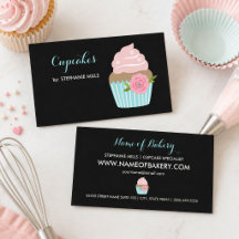 Girl-Bäckerei Niedlich Blue Cupcake mit rosa Blume