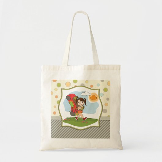 Girl Backpacktote Tasche (Vorne)