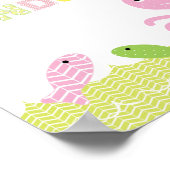 Girl Bad Art Poster waschen sich die Hände (Ecke)