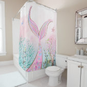 Girl Badezimmer Dekoration, Meerjungfrau Duschvorhang (Beispiel)