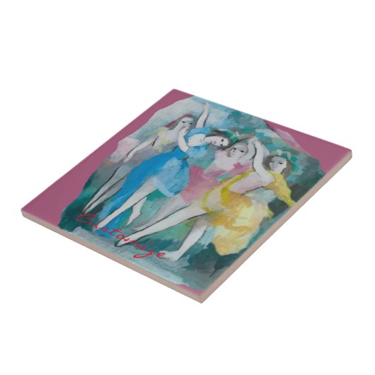 Girl Ballerina Dancers Thunder_Cove Fliese (Seite)