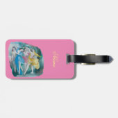 Girl Ballerina Dancers Thunder_Cove Gepäckanhänger (Rückseite horizontal)