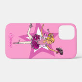 Girl ballerina rosa blondes Haar Case-Mate iPhone Hülle (Rückseite (Horizontal))