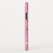 Girl ballerina rosa Tänzernadel iPhone Case (Hinten/Rechts)