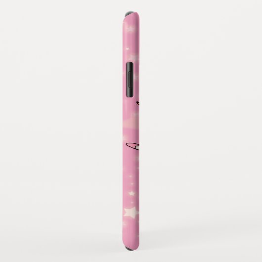 Girl ballerina rosa Tänzernadel iPhone Case (Hinten/Rechts)