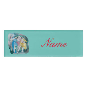 Girl Ballerina Tänzer Thunder_Cove Namenschild